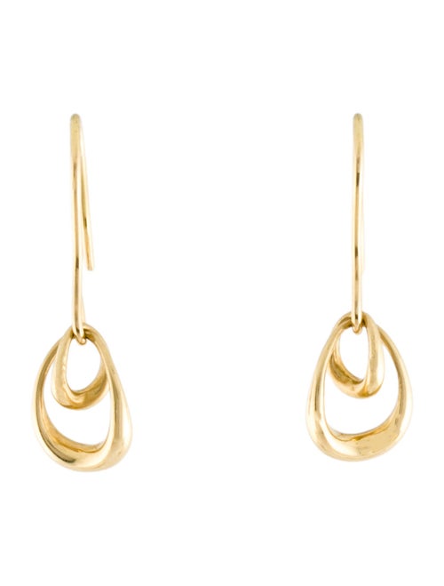Georg Jensen 18K Offspring Drop Earrings