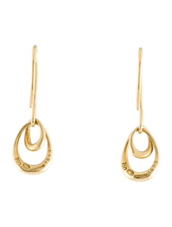 Georg Jensen 18K Offspring Drop Earrings
