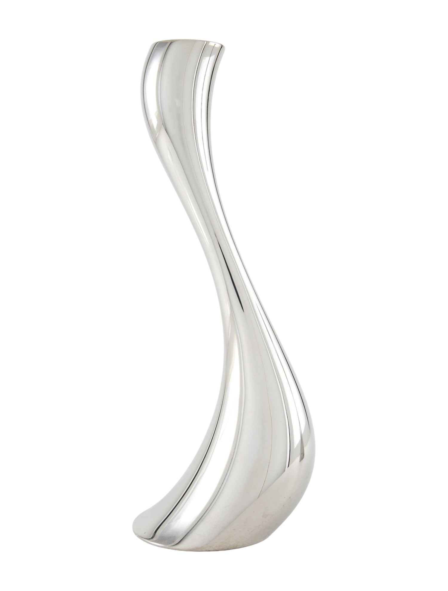 Georg Jensen Pair Of Cobra Candleholders