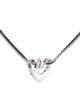 Georg Jensen Heart Slider Pendant Double Strand Necklace