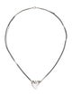 Georg Jensen Heart Slider Pendant Double Strand Necklace
