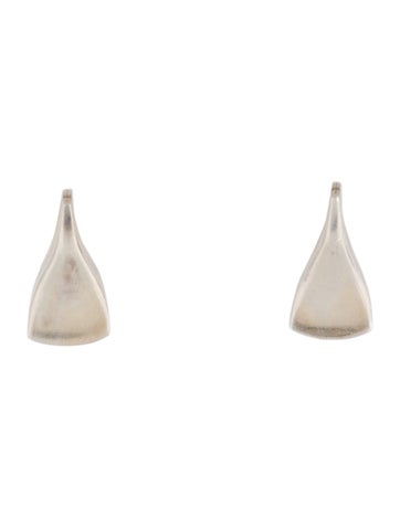 Georg Jensen Clip-On Vintage Geometric Earrings