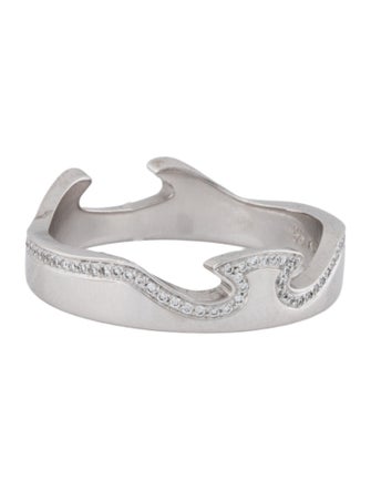 Georg Jensen 18K Diamond FUSION End Ring