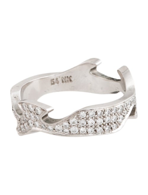 Georg Jensen 18K Diamond Fusion Centre Ring