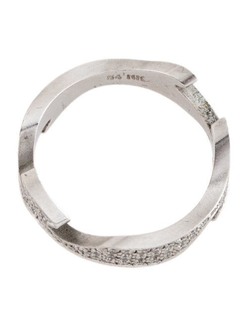 Georg Jensen 18K Diamond Fusion Centre Ring