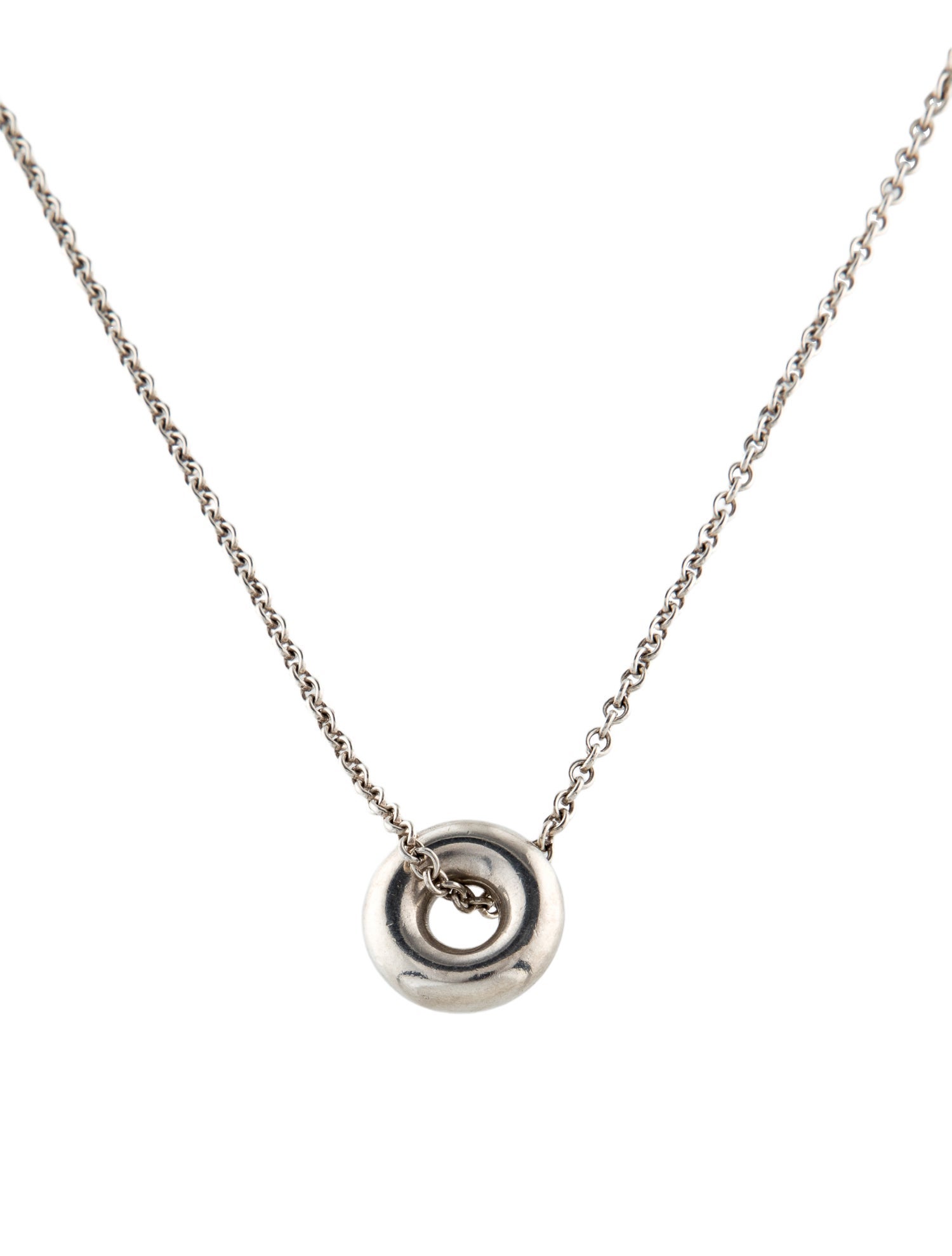 Georg Jensen x Hans Hansen Circle Pendant Necklace