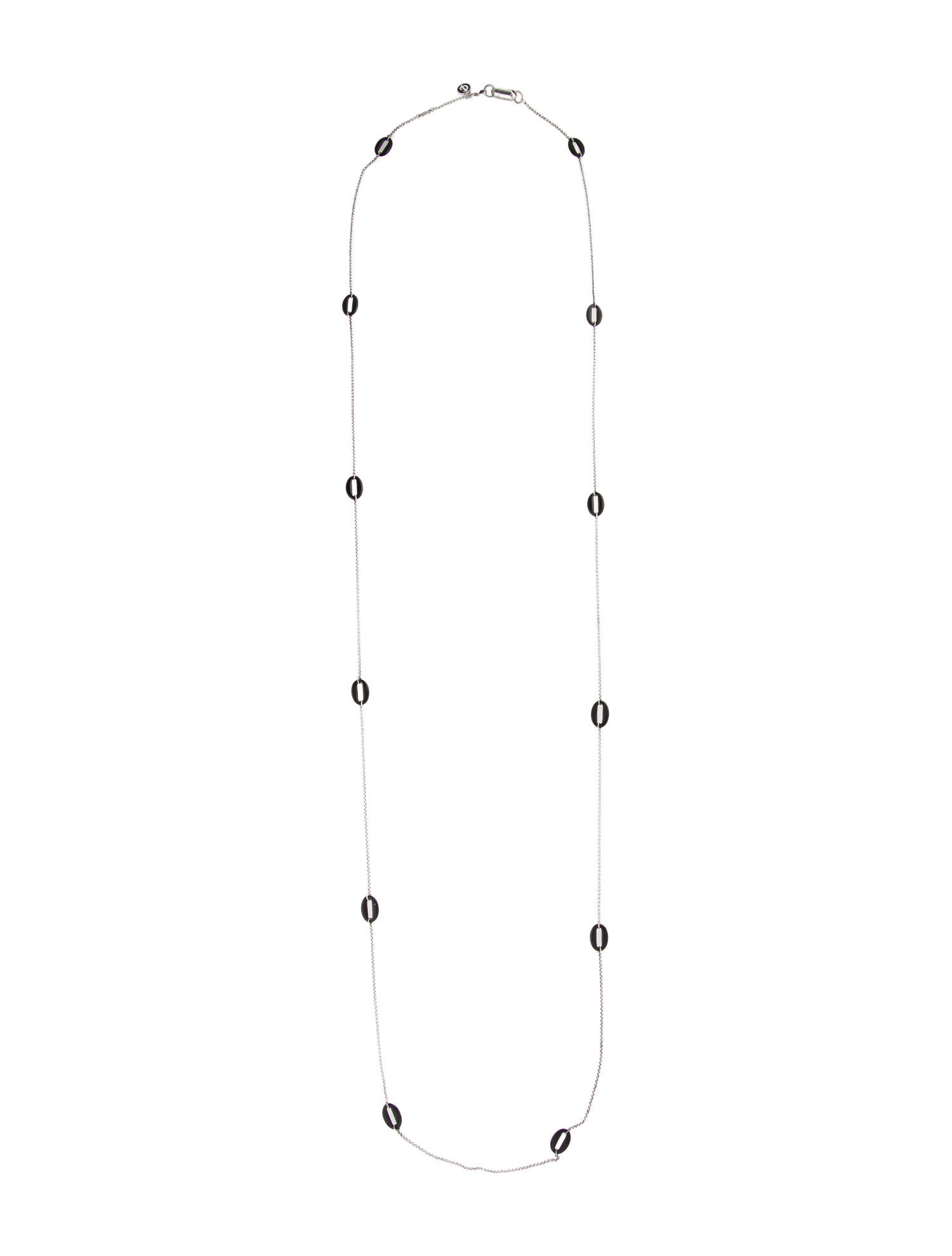 Georg Jensen Onyx Station Necklace