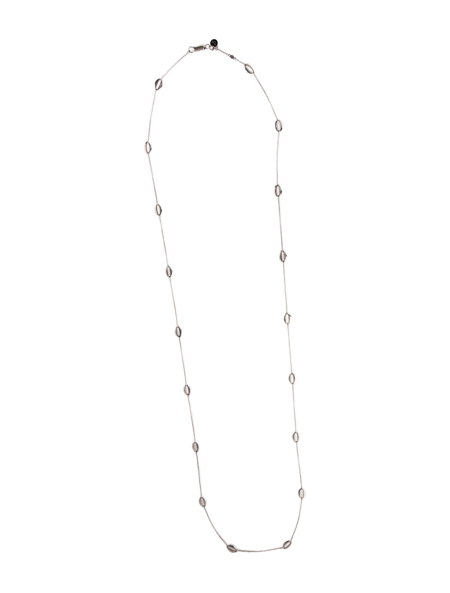 Georg Jensen Oval Link Station Necklace