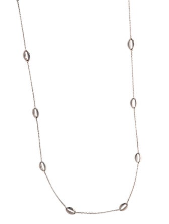 Georg Jensen Oval Link Station Necklace