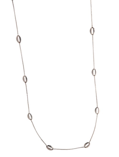 Georg Jensen Oval Link Station Necklace