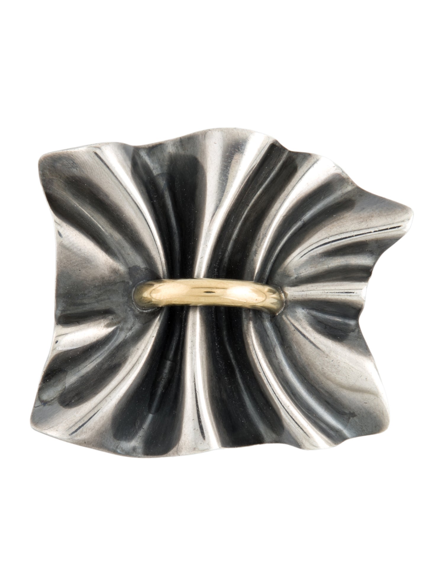 Georg Jensen Two-Tone Lene Munthe No. 399 Brooch