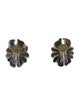 Georg Jensen Two-Tone Lene Munthe No.400 Clip-On Earrings