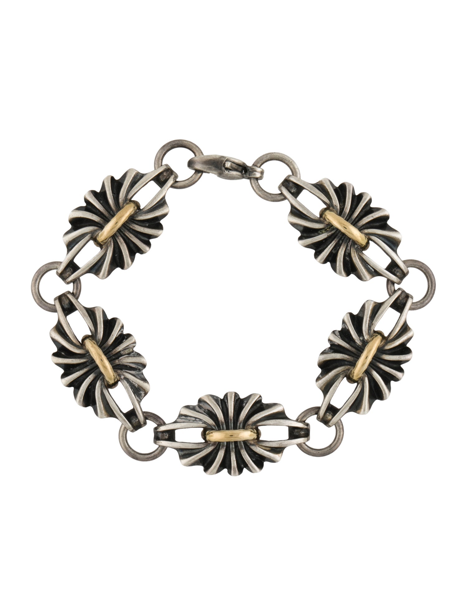 Georg Jensen Two-Tone Lene Munthe No. 394 Bracelet