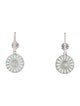 Georg Jensen Enamel Daisy Drop Earrings