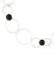 Georg Jensen Onyx Circles Choker Chain Necklace