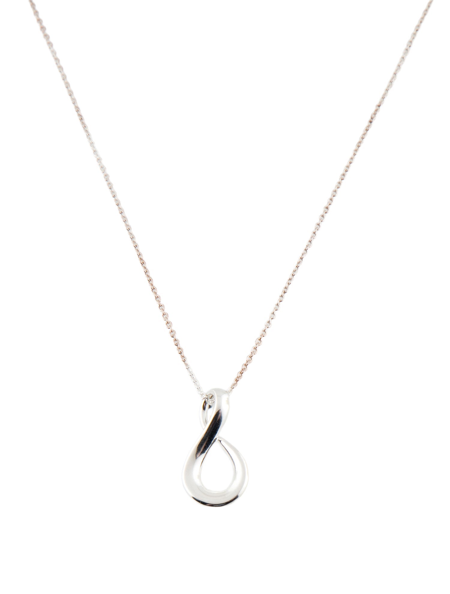 Georg Jensen Infinity Pendant Necklace