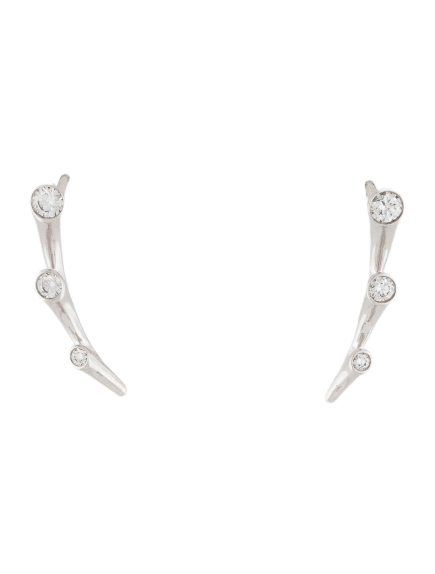 Georg Jensen 18K Diamond Magic Drop Earrings