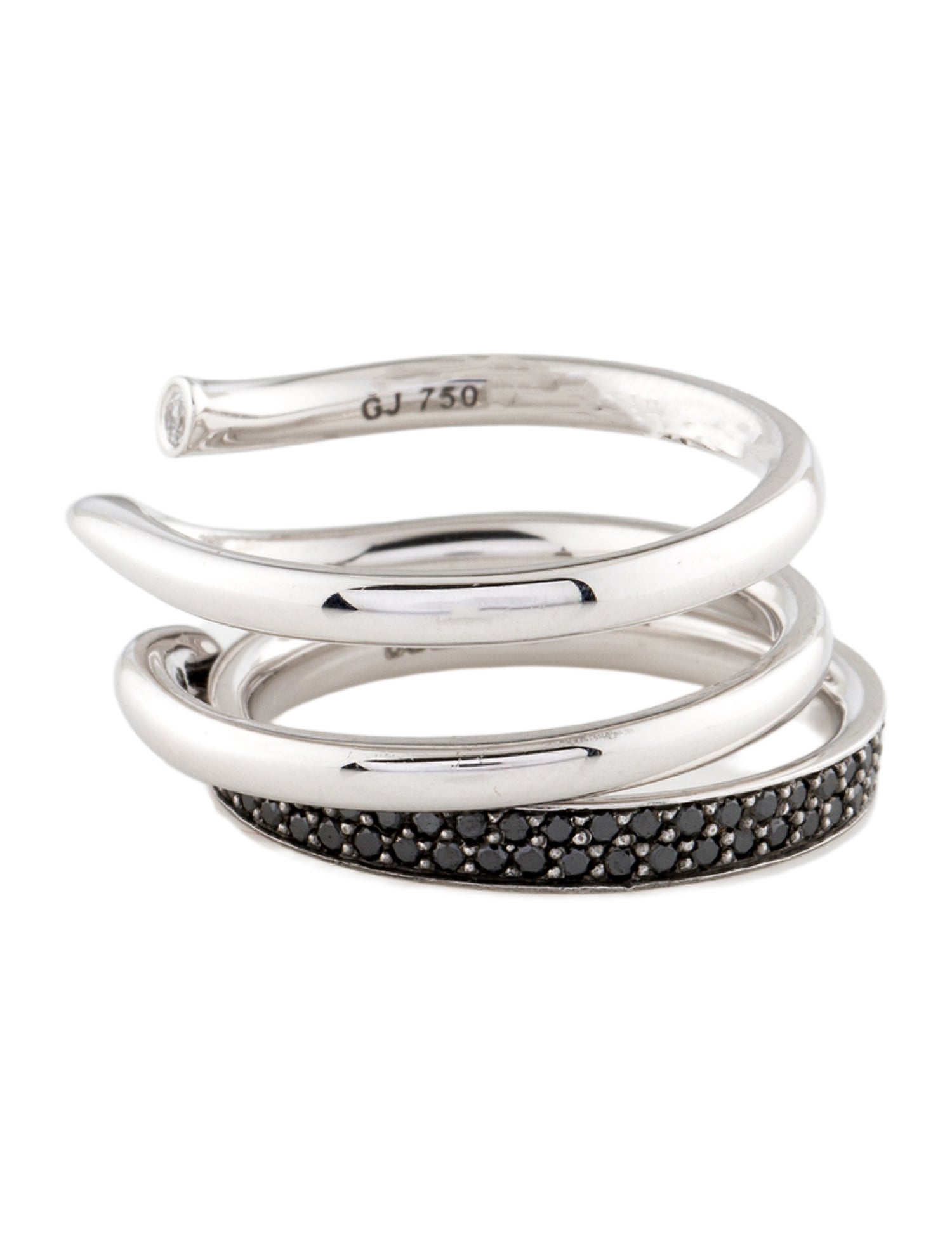 Georg Jensen 18K Diamond Magic Ring Set