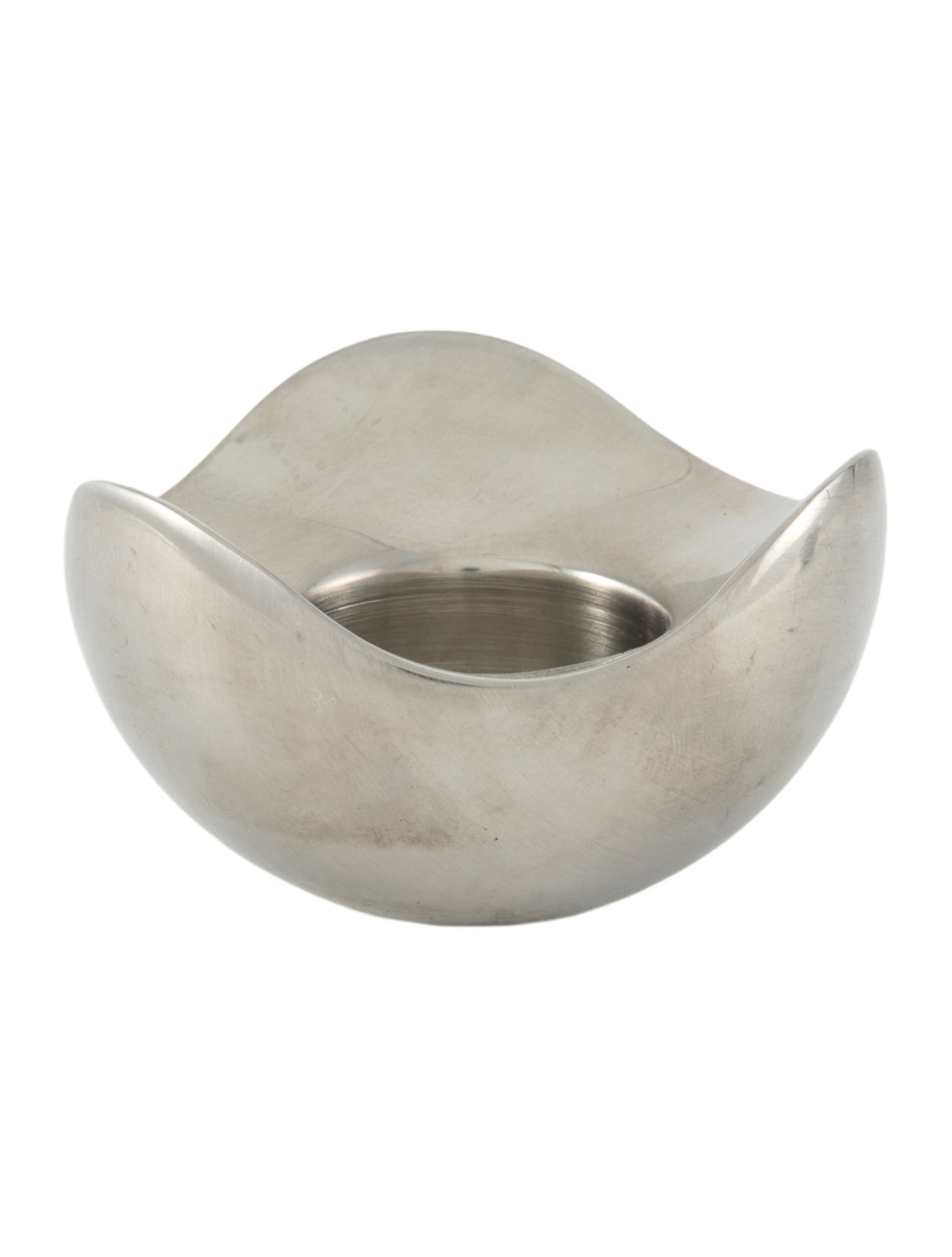 Georg Jensen Pair Of Bloom Votives