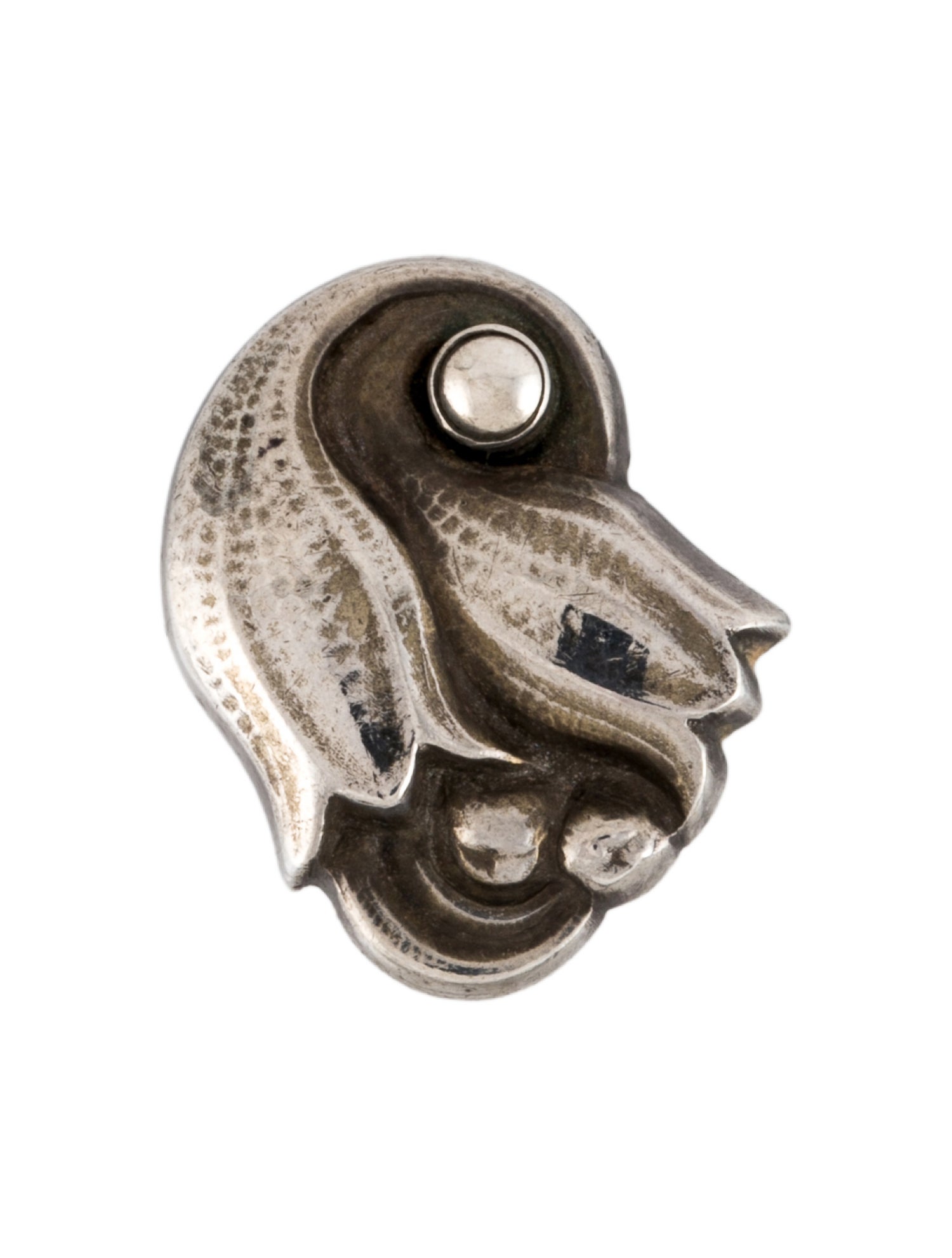 Georg Jensen Tulip Single Clip On Earring