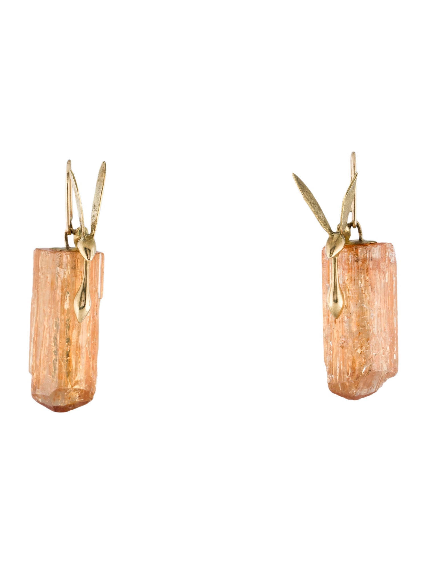 Gabriella Kiss 18K Topaz Wasp Drop Earrings