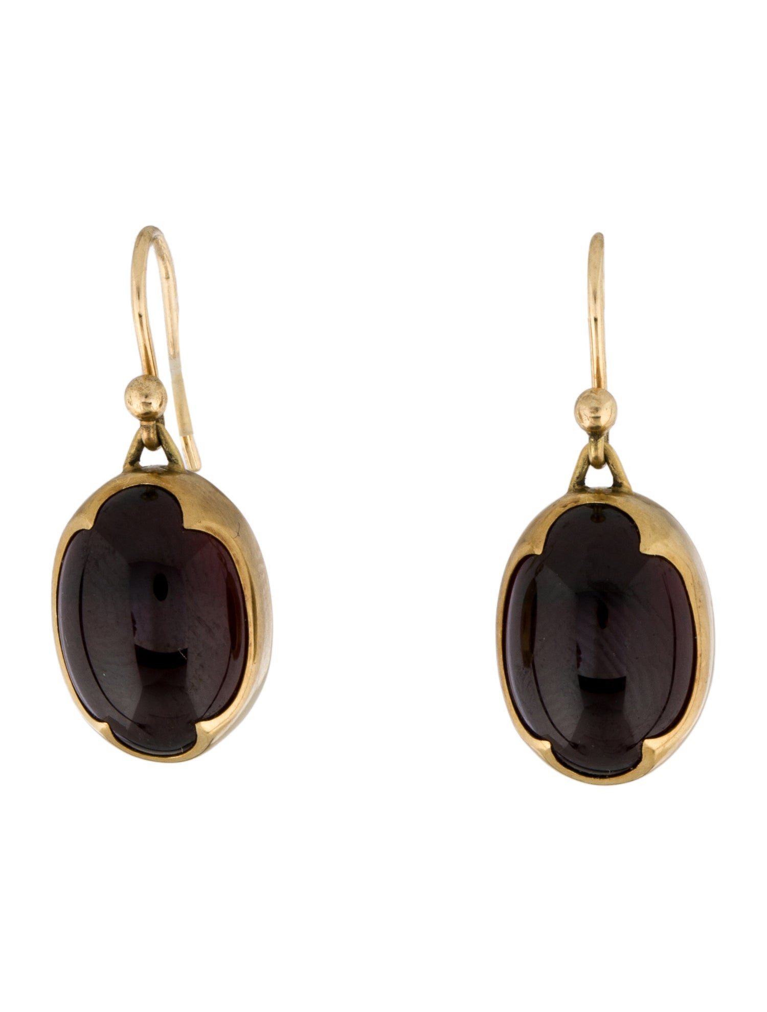 Gabriella Kiss 18K Garnet Drop Earrings