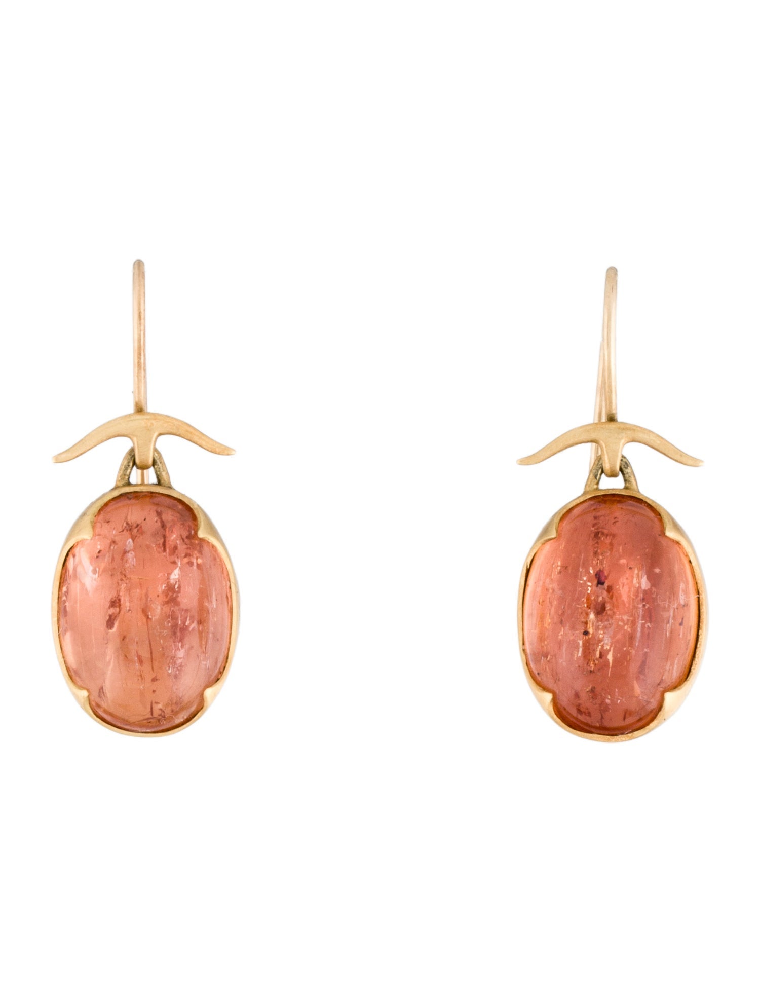 Gabriella Kiss 18k Topaz Drop Earrings
