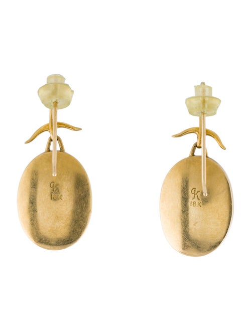 Gabriella Kiss 18K Prehnite Drop Earrings
