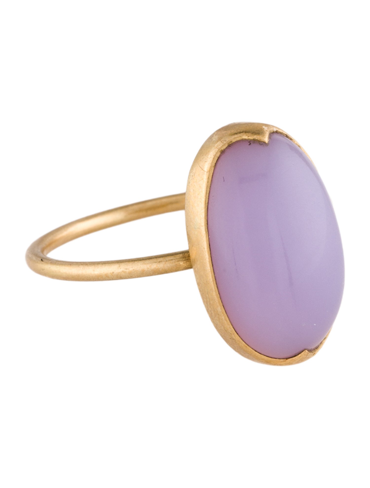 Gabriella Kiss 18K Chalcedony Cocktail Ring