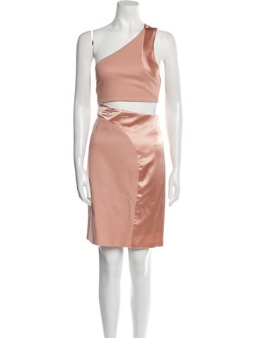 Galvan London Dresses One-Shoulder Knee-Length Dress XS