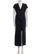 Galvan London V-Neck Long Dress