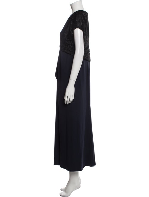 Galvan London V-Neck Long Dress