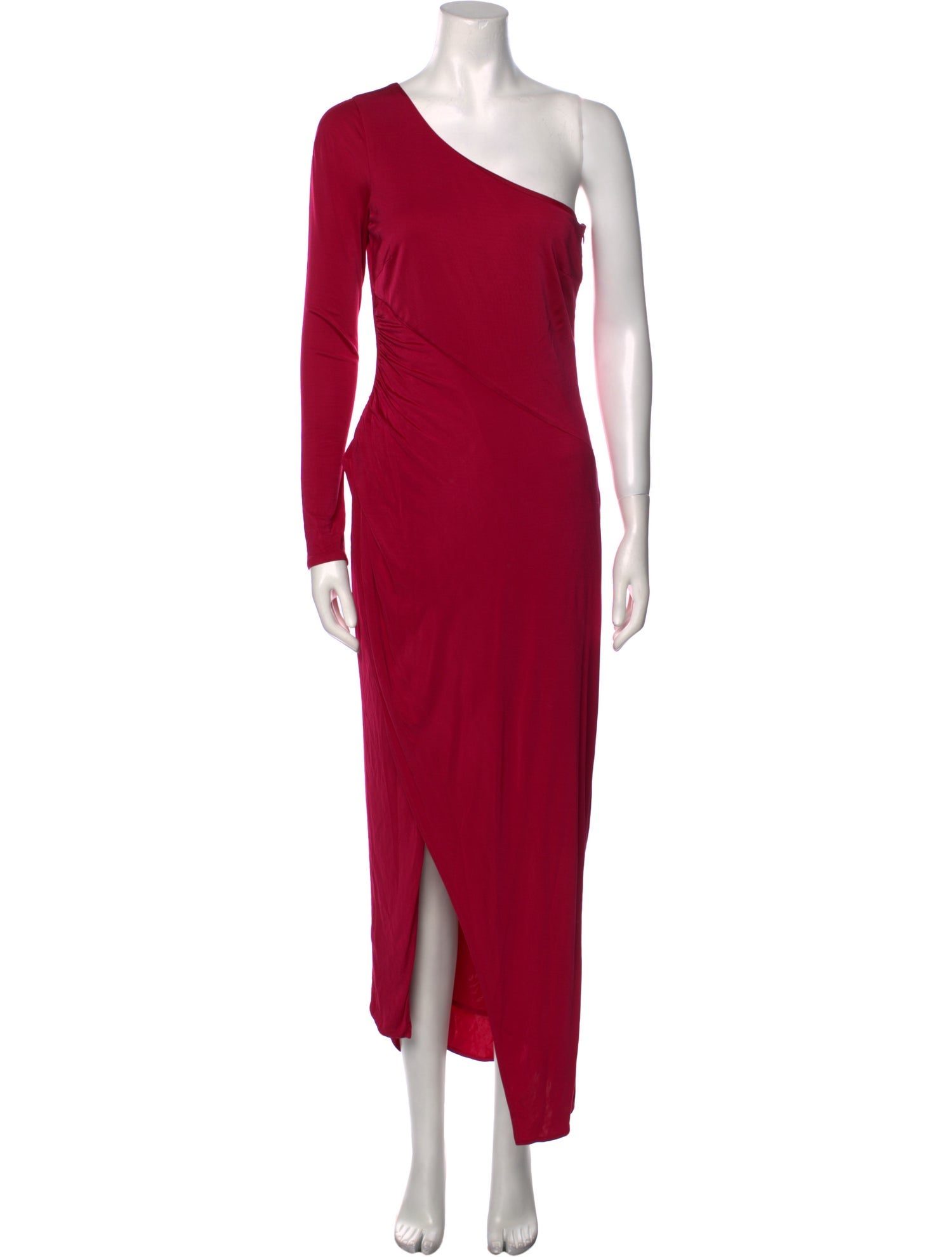 Galvan London One-Shoulder Long Dress