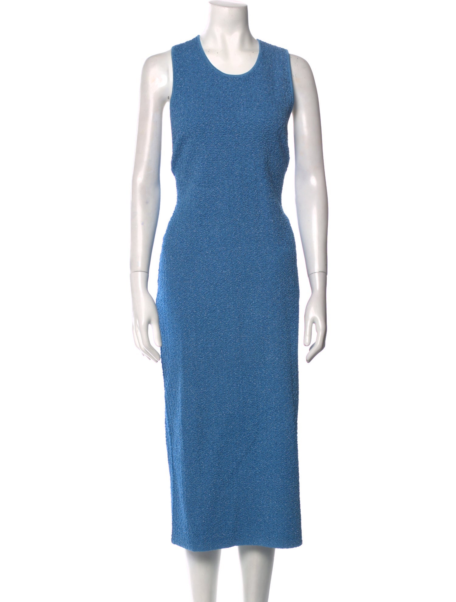 Galvan London Crew Neck Midi Length Dress