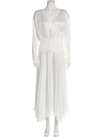 Galvan London Dresses Plunge Neckline Long Dress US 8 | M