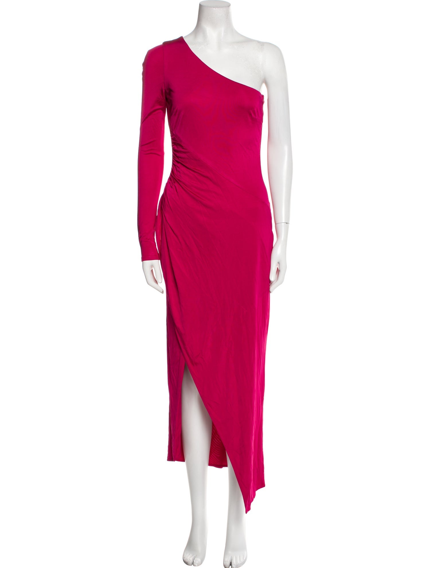 Galvan London One-Shoulder Long Dress