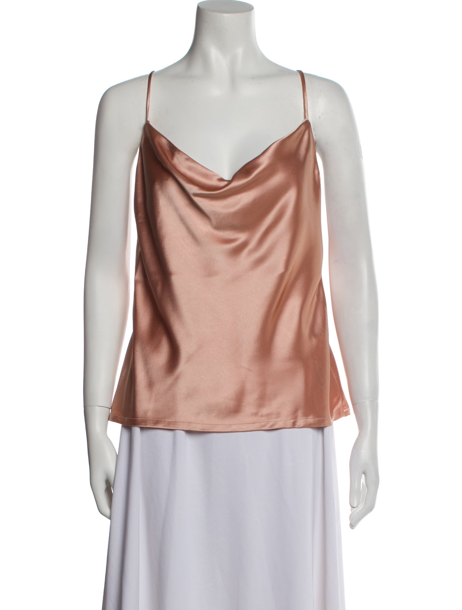 Galvan London Cowl Neck Sleeveless Top