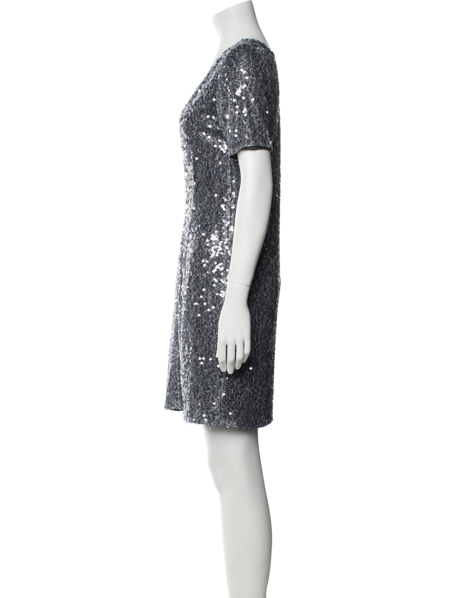 Galvan London V-Neck Mini Dress w/ Tags