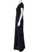 Galvan London V-Neck Long Dress