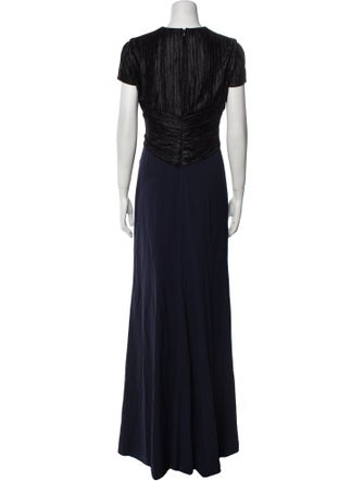 Galvan London V-Neck Long Dress