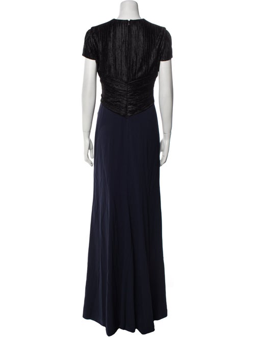Galvan London V-Neck Long Dress