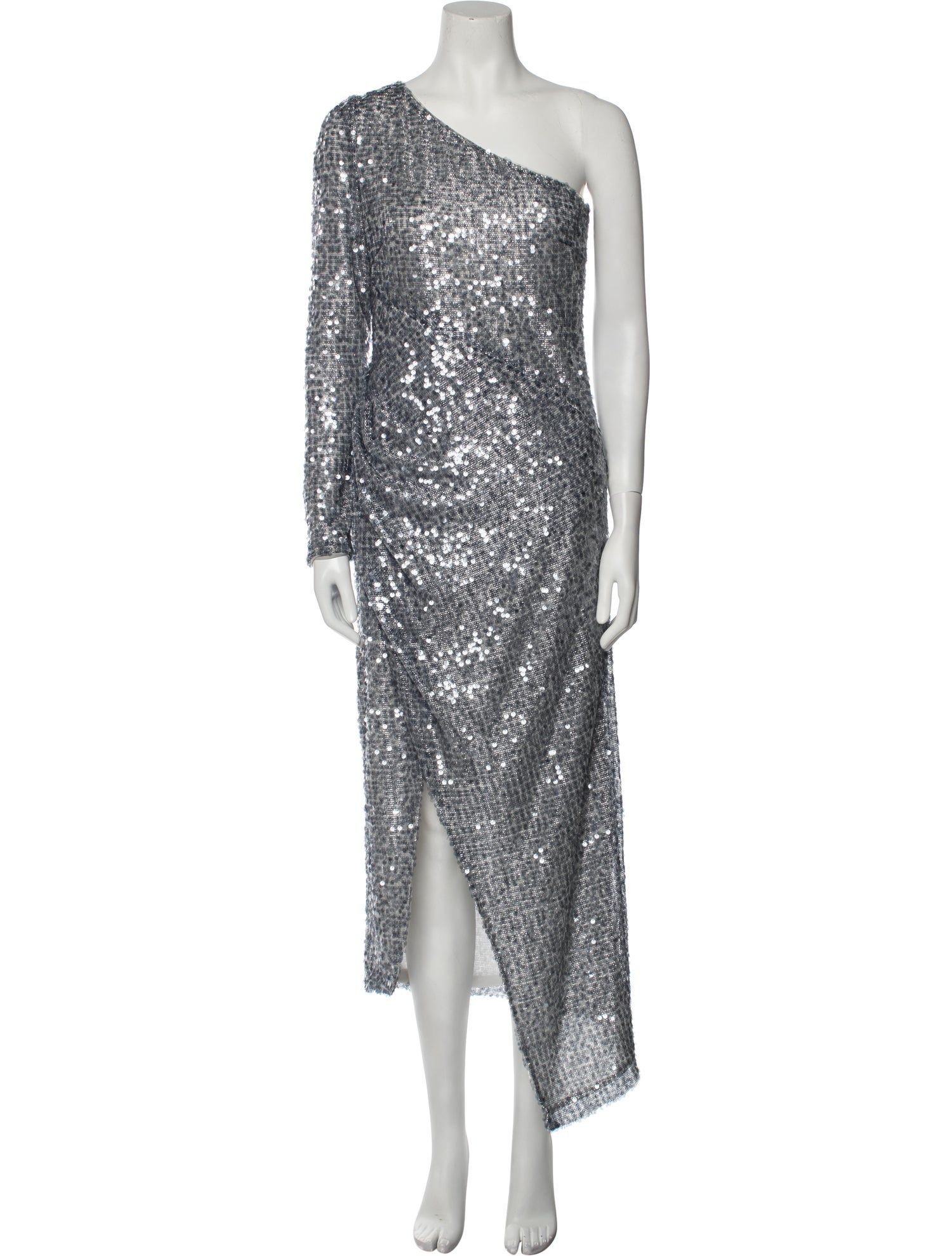 Galvan London One-Shoulder Long Dress w/ Tags