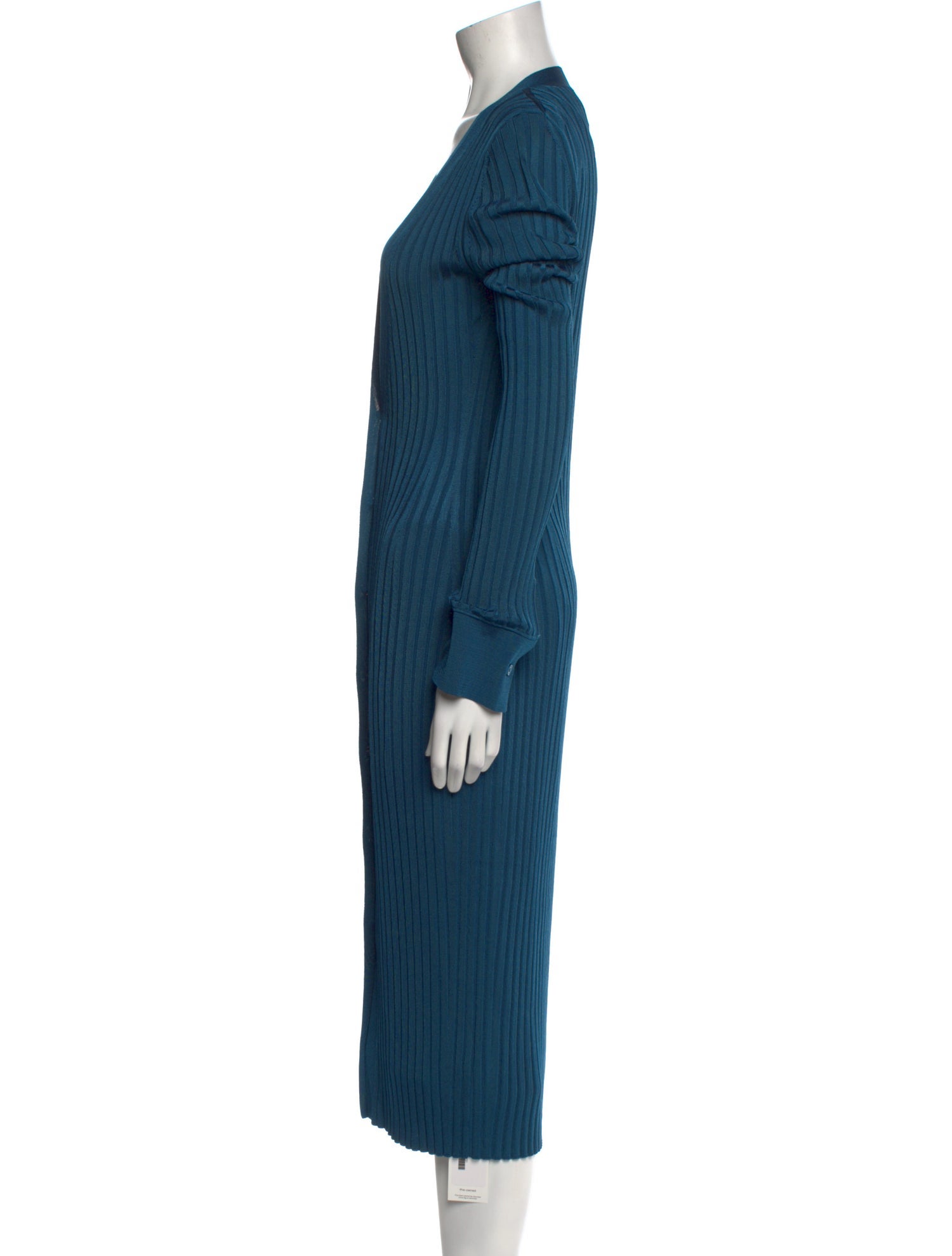 Galvan London V-Neck Midi Length Dress