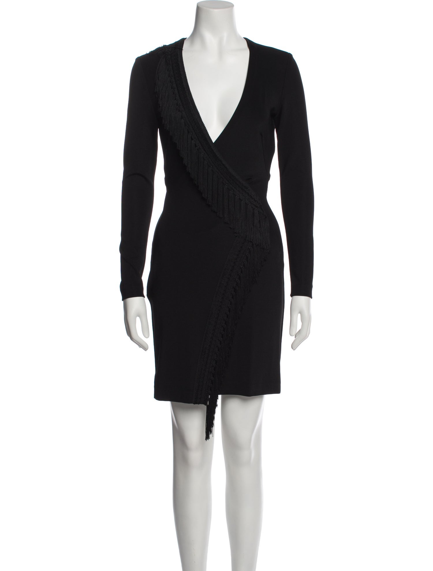 Galvan London V-Neck Mini Dress