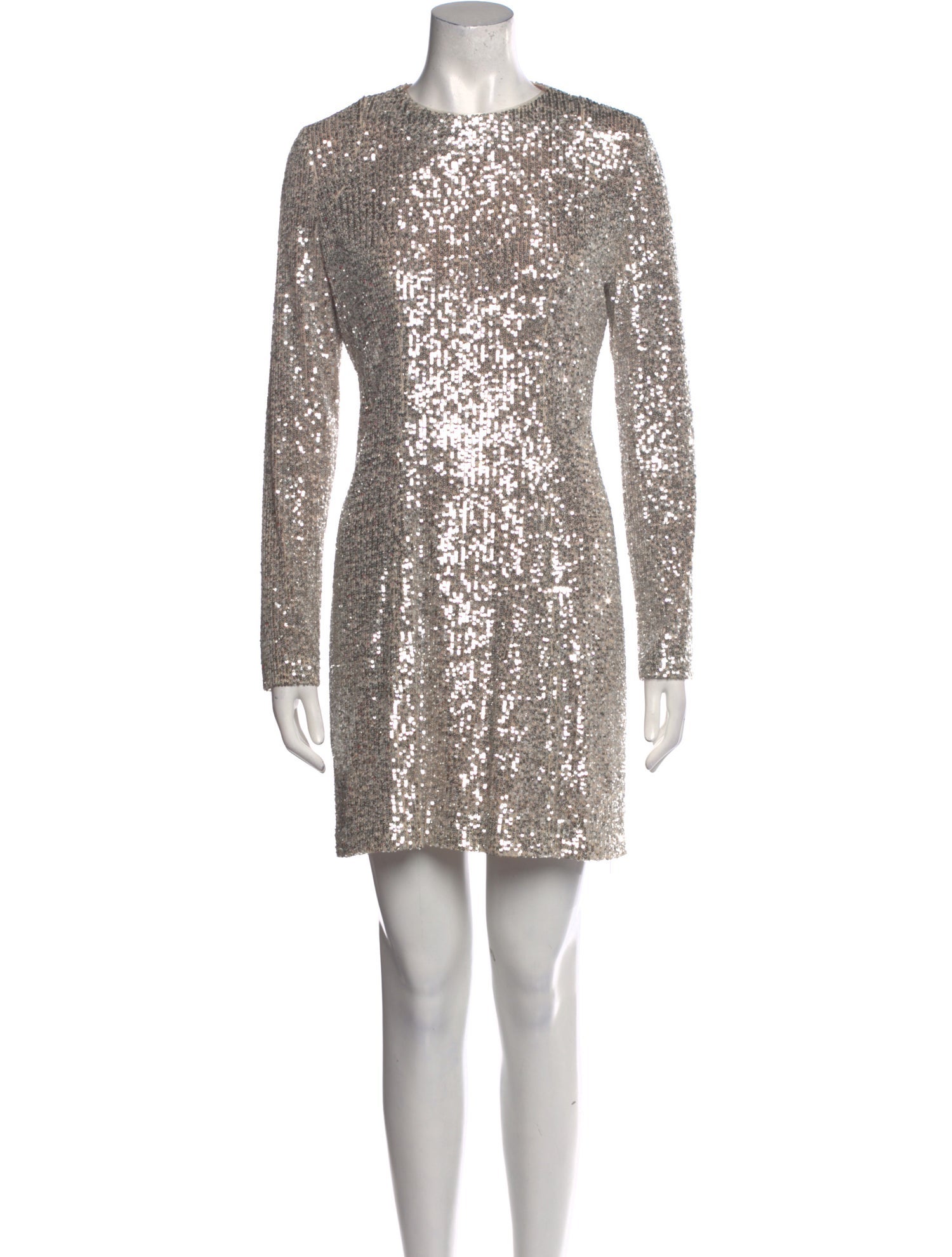 Galvan London Crew Neck Mini Dress