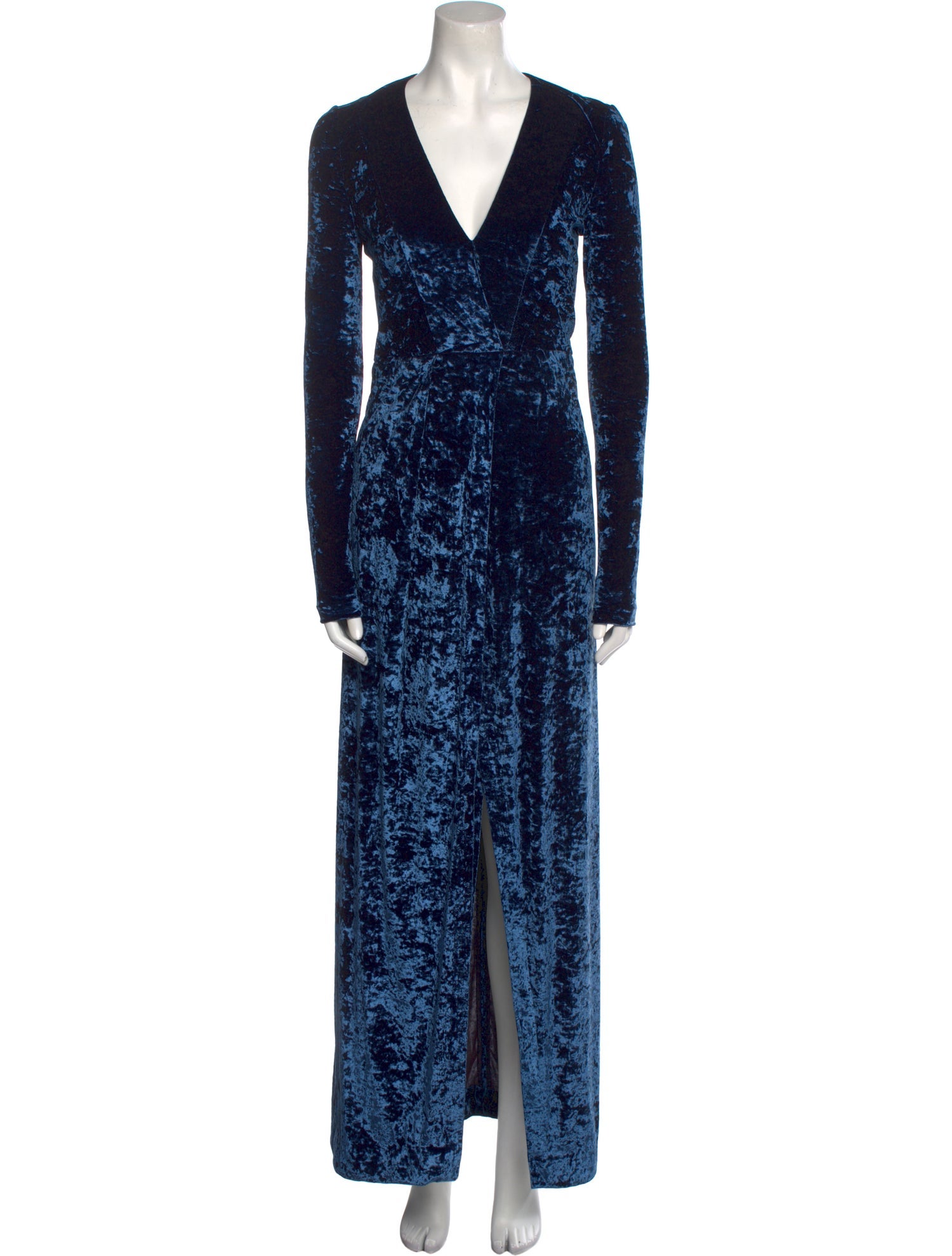 Galvan London Animal Print Long Dress