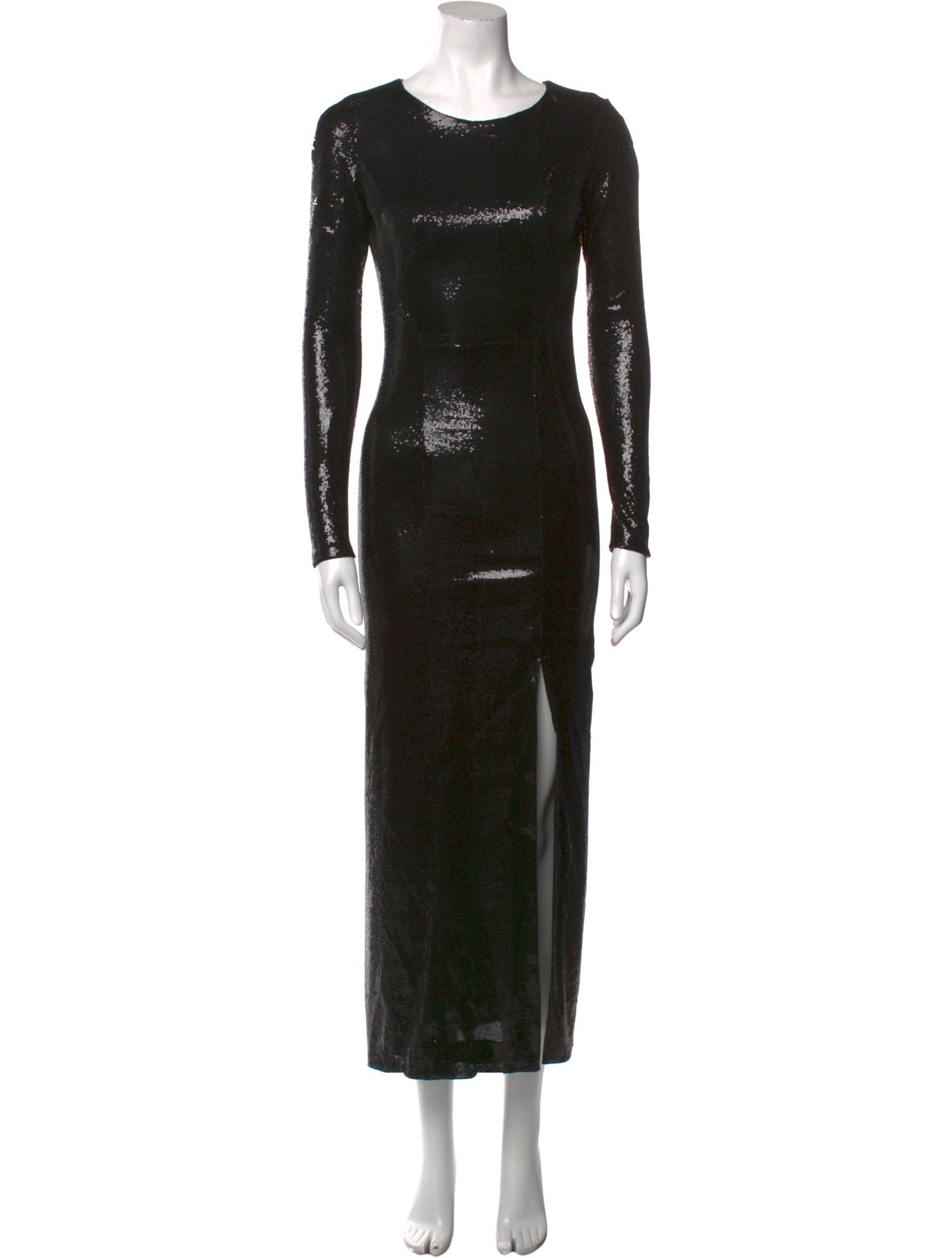 Galvan London Crew Neck Long Dress