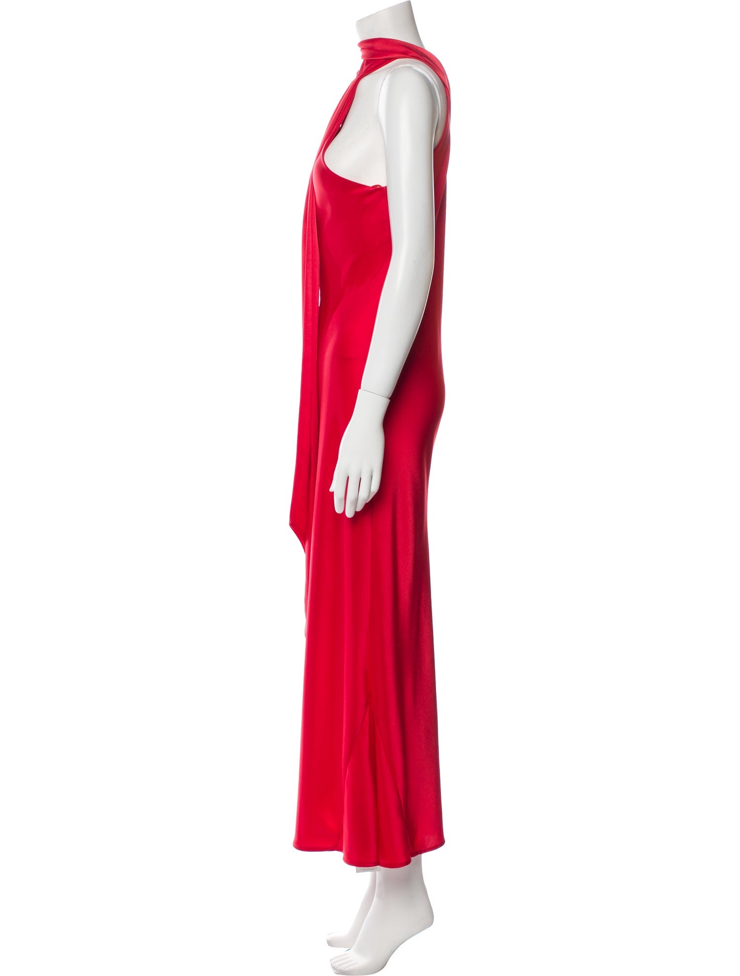 Galvan London Halterneck Long Dress