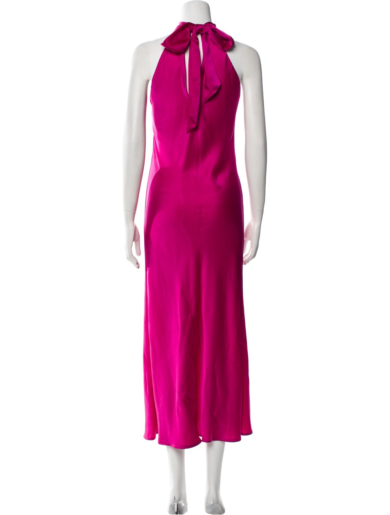 Galvan London Mock Neck Long Dress