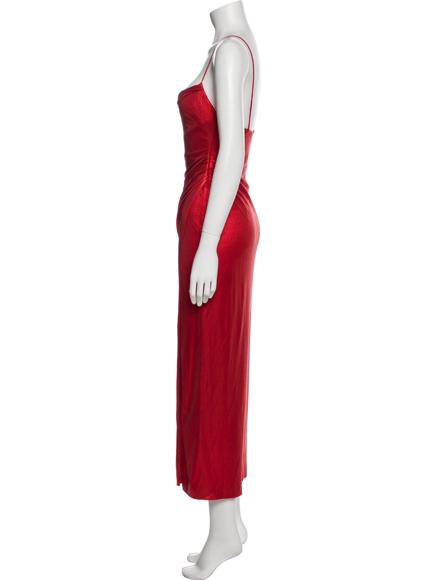 Galvan London Square Neckline Long Dress